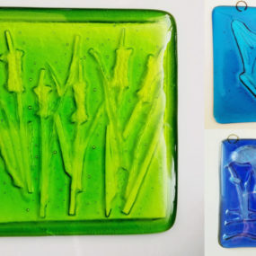 Bas Relief in Fused Glass, Liana Martin