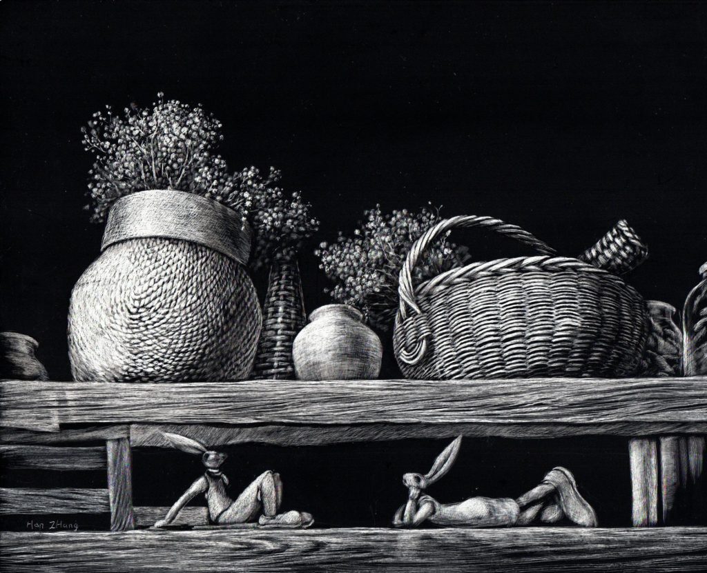 Decorations On The Shelf by Han Zhang 8x10 $600