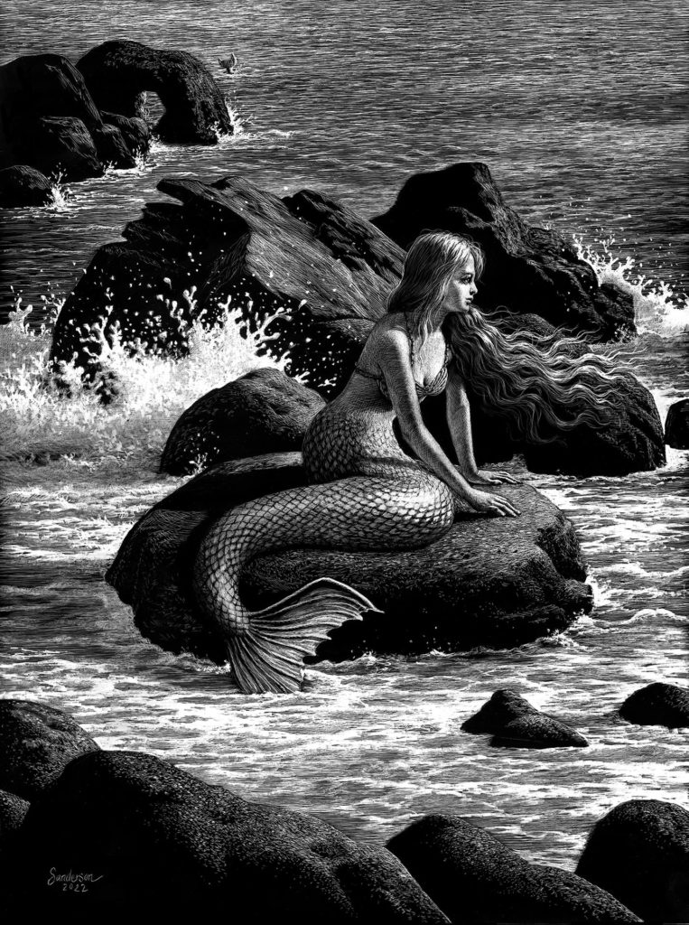 Mermaid by Ruth Sanderson, SSA 16x12 $4,000