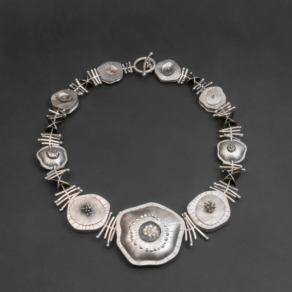 Beth Lonsinger, Lotus Study Necklace, 1st Place, $3500