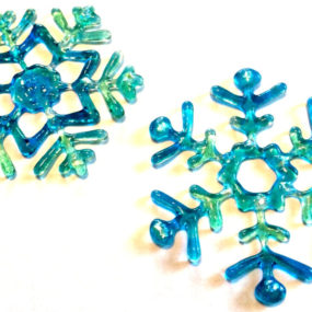 Fused Glass Snowflakes, Liana Martin