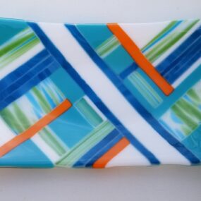 Fused Glass Plate, Liana Martin