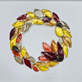 Fused Glass Wreath, Liana Martin